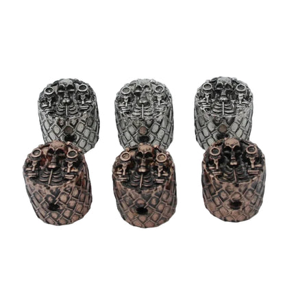 Big River Hardware Premium Skull Design Guitar Knobs for Stylish Rock Musicians' Upgrades