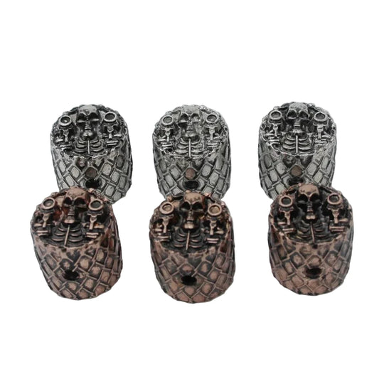 Big River Hardware Premium Skull Design Guitar Knobs for Stylish Rock Musicians' Upgrades