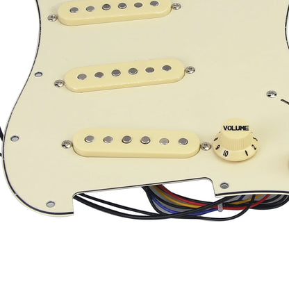 Big River Hardware Alnico 5 SSS Loaded Pickguard for ST Guitars