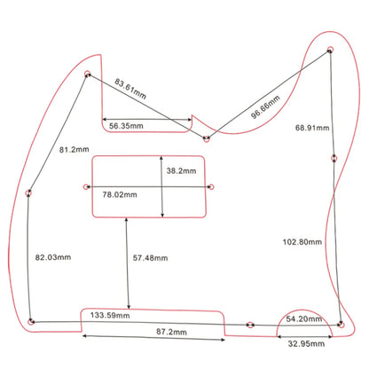 High-Quality 8-Hole Telecaster Pickguard for Fender USA and Mexico Guitars - Durable 4-Ply Anti-Scratch Protection