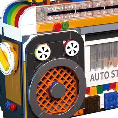 Boombox Radio Kit Mini Building Block Set