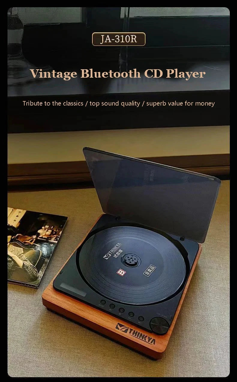 Big River Hardware High-Fidelity Portable CD Player with Lossless Audio