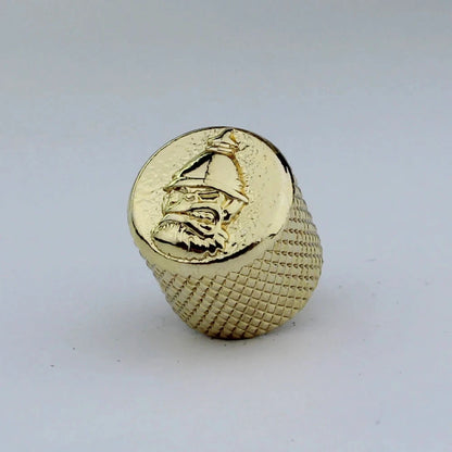 Big River Hardware Premium Zinc Alloy Skull Potentiometer Knobs for Electric Guitars with 6mm Inner Diameter