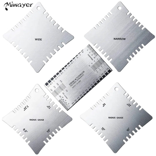 Big River Hardware Stainless Steel Electric Guitar Setup Kit Tools