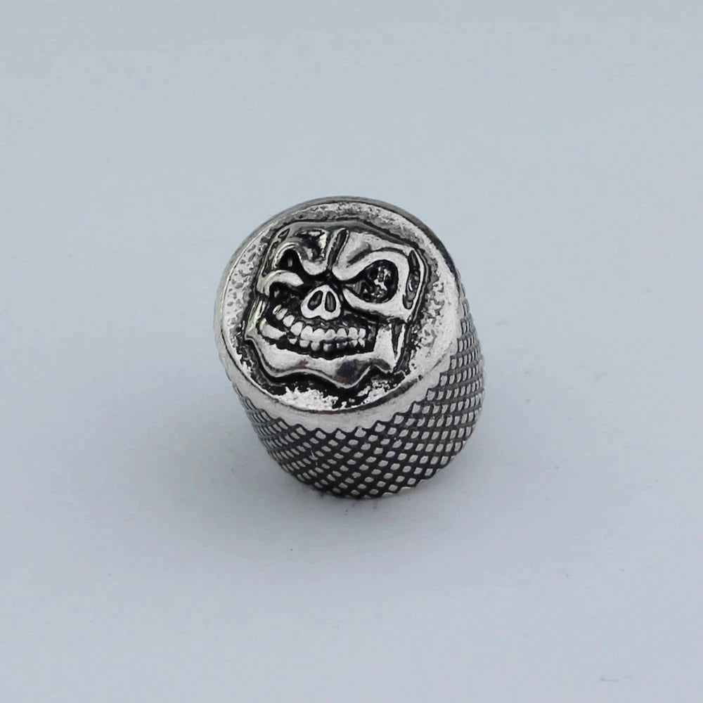 Big River Hardware Premium Zinc Alloy Skull Potentiometer Knobs for Electric Guitars with 6mm Inner Diameter
