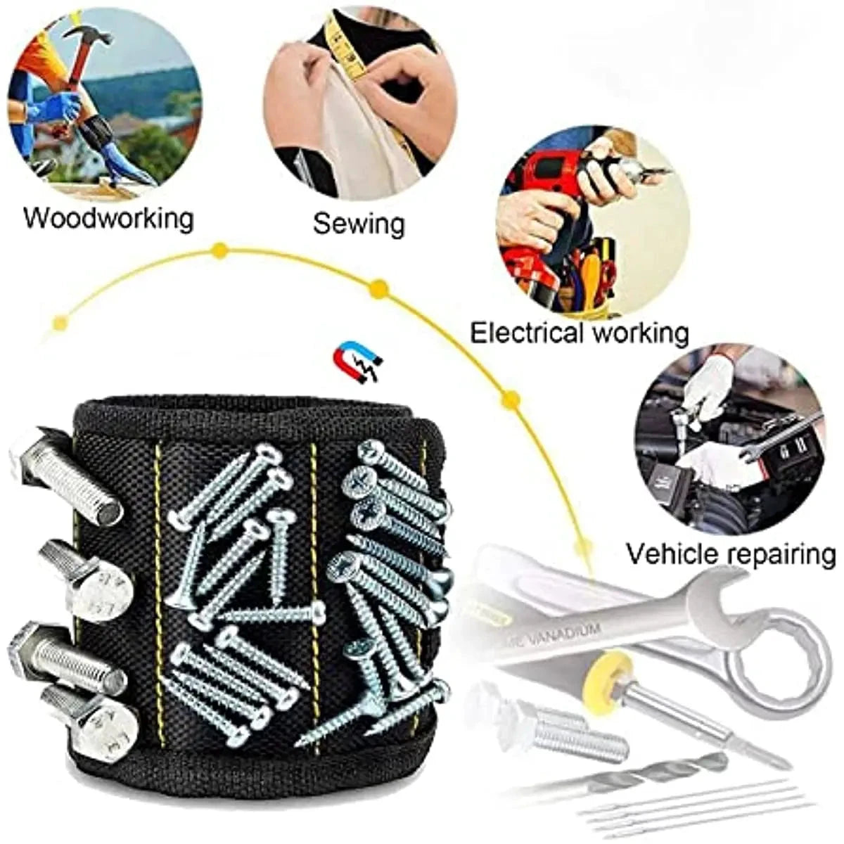 Big River Hardware Upgraded Magnetic Wristband for Screws