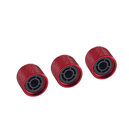 3pcs Red Guitar Knobs