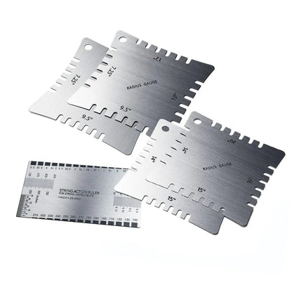 Big River Hardware Stainless Steel Electric Guitar Setup Kit Tools