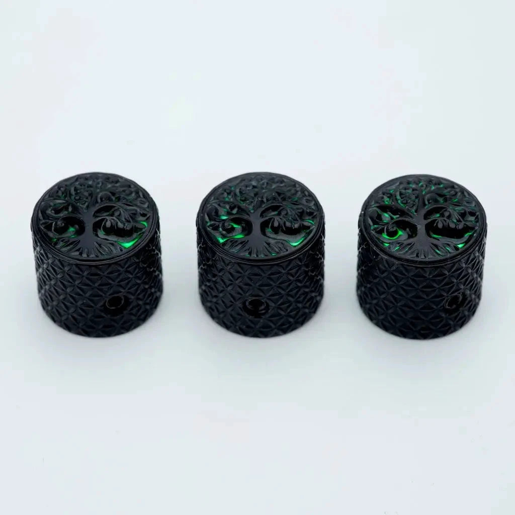 1 PCS GUYKER Surface Large Tree Of Life Potentiometer Knob Inner Diameter 6MM For Guitar Bass
