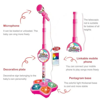 karaoke microphone with stand