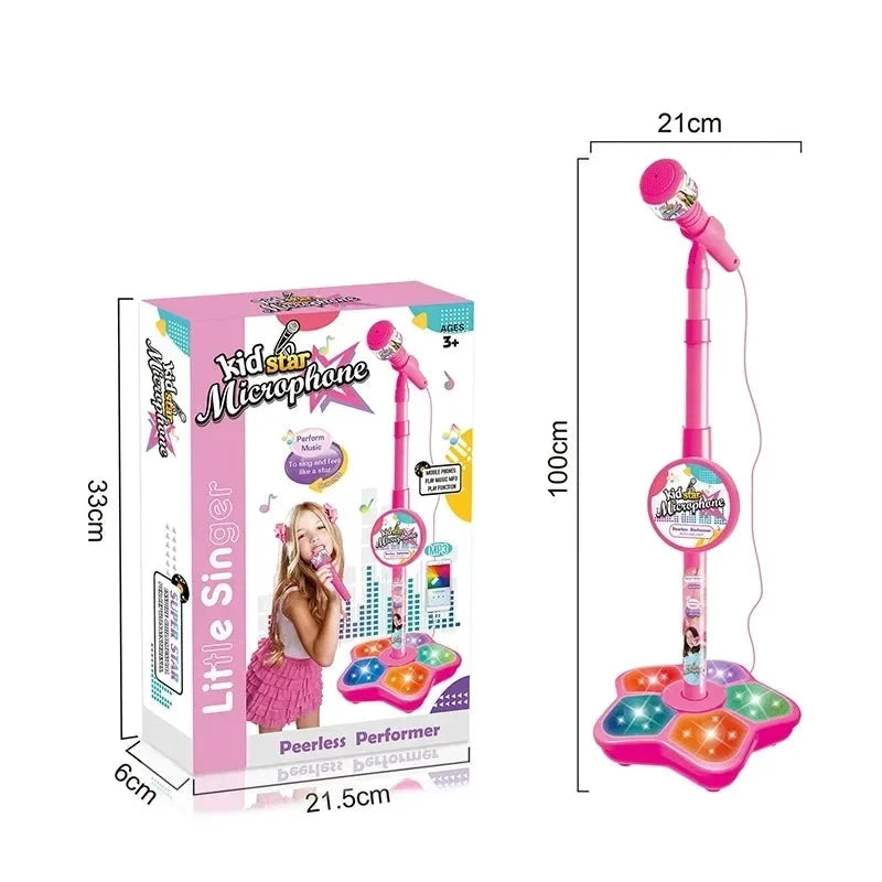 karaoke microphone with stand