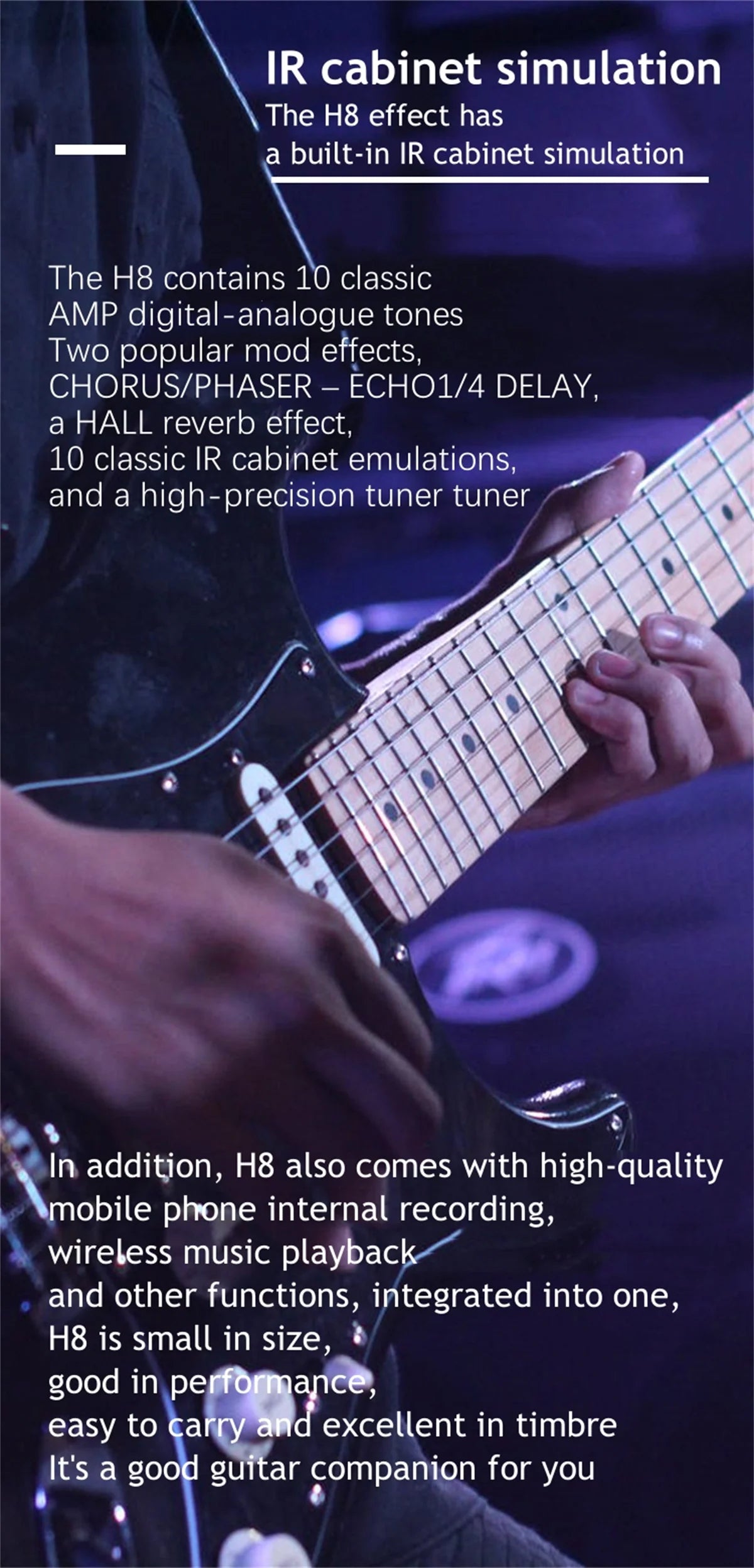 Big River Mini Headphone Amplifier with Multi-Effects and Recording