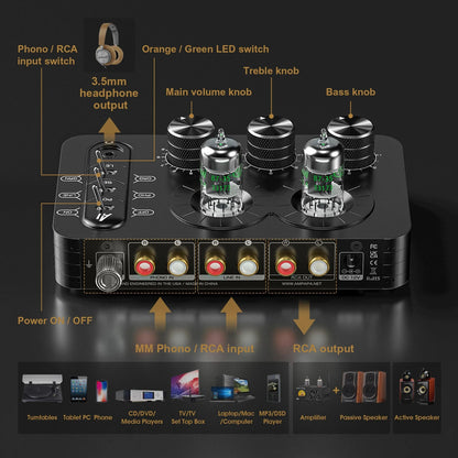 Tube Phono Preamplifier For Turntable