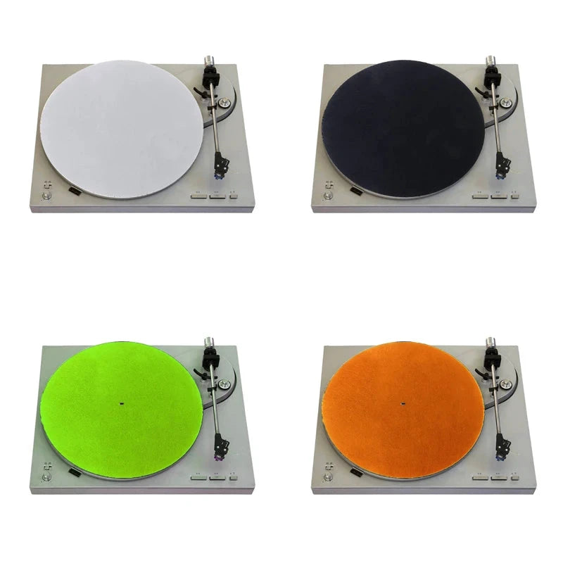 Anti-Vibration Slipmat Turntable Mat Audiophile for LP Vinyl Record Player Anti-Static Turntable Mat Platter Mat Record Mat