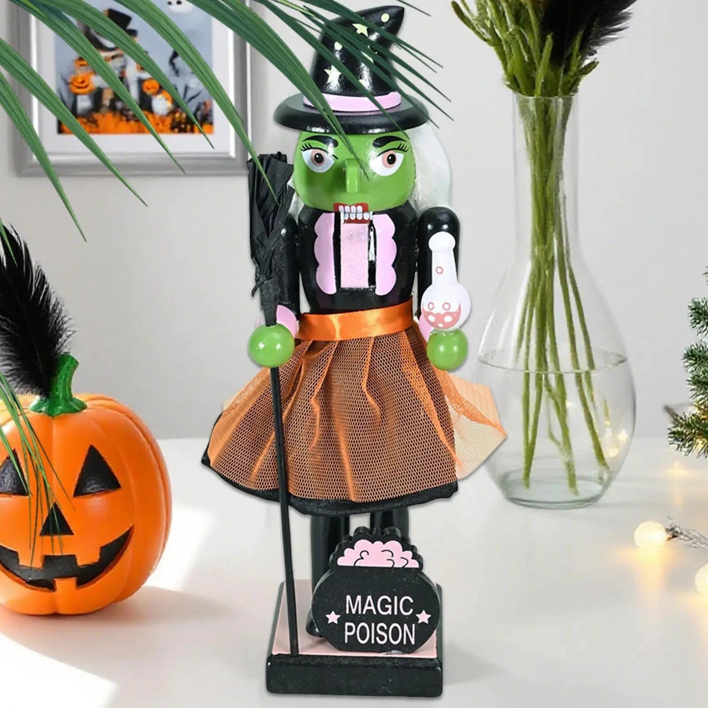 Wooden Halloween Nutcracker