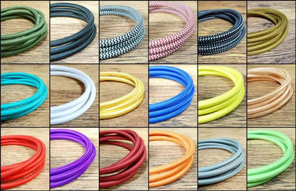 Big River Hardware Fabric Wire Braided Multicolor Cable