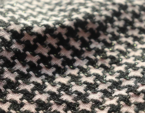 Tweed Speaker Grill Cloth Cream Gold