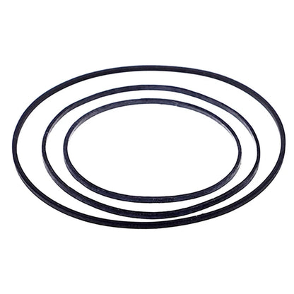 50/100Pcs 1/2/3/4mm Width Universal Mix Cassette Tape Machine Belts Assorted Flat Rubber Belt for CD DVD Recorders Walkman