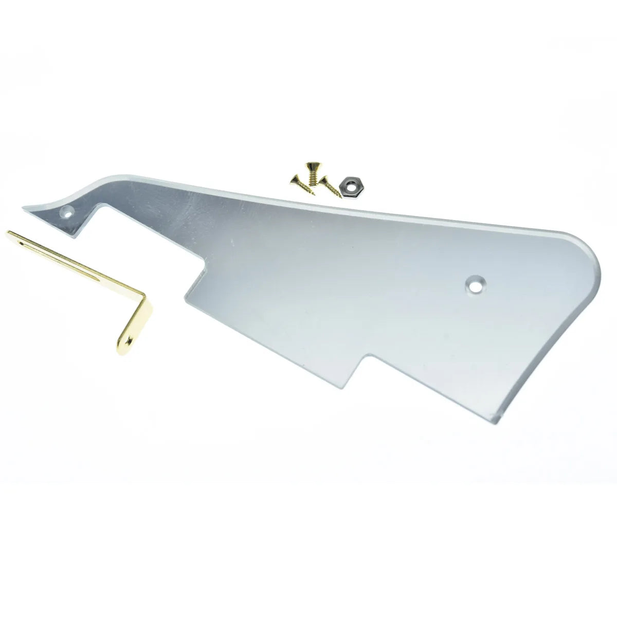Premium Clear Guitar Pickguard for Gibson Les Paul Guitars with Stainless Steel Bracket and Hardware Accessories