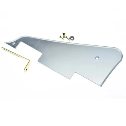 Premium Clear Guitar Pickguard for Gibson Les Paul Guitars with Stainless Steel Bracket and Hardware Accessories