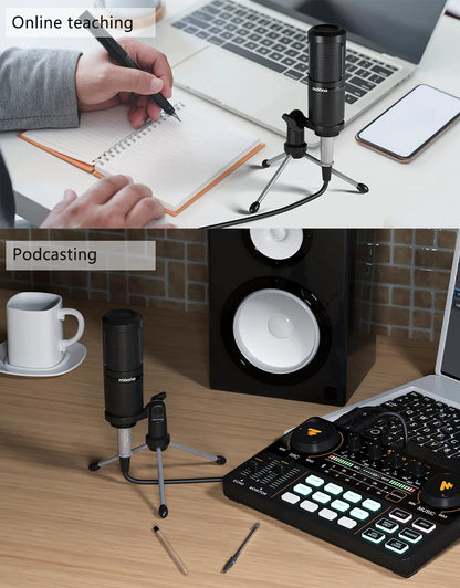 Big River Hardware Maono PM360TR Condenser Microphone for Podcast and YouTube