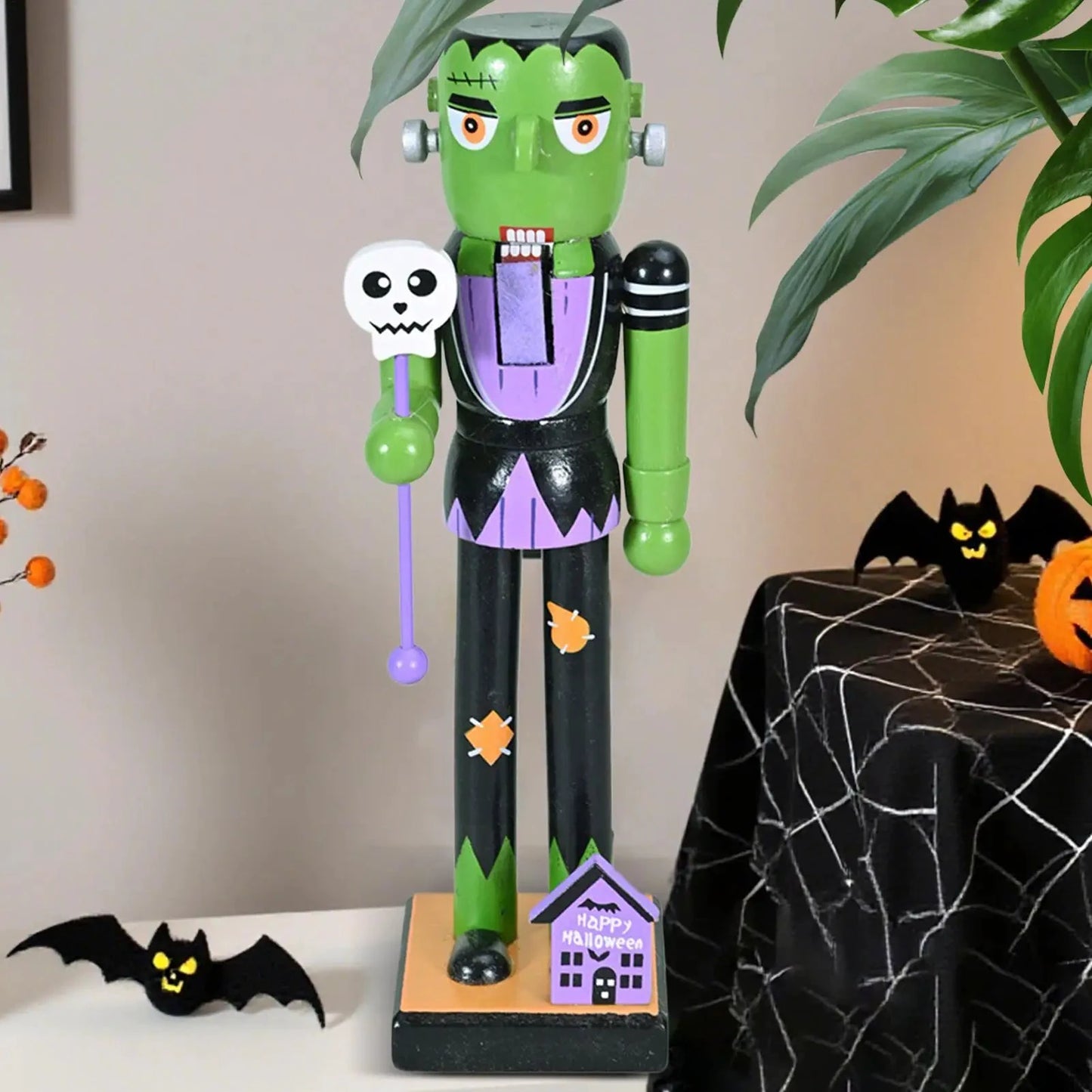 Wooden Halloween Nutcracker