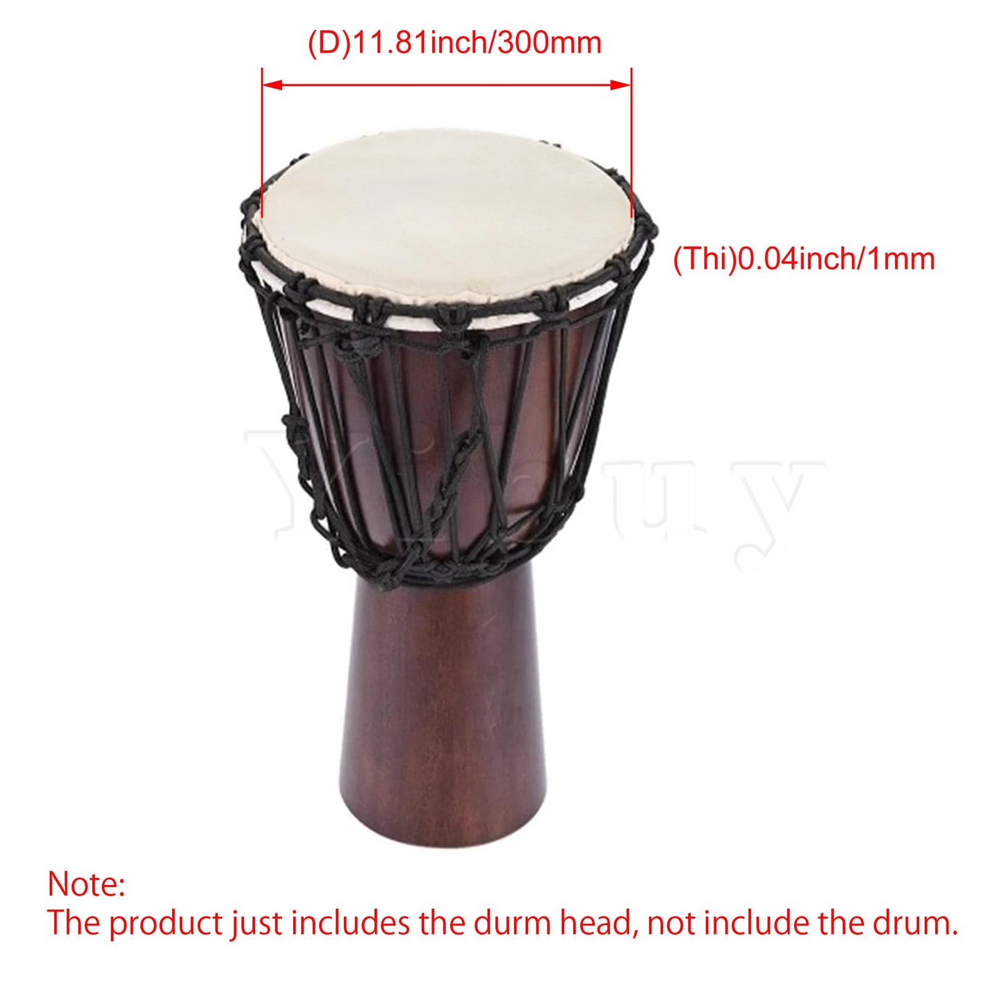 Elevate Your Craft with Yibuy Goat Skin Drums Head - Authentic African Rhythms