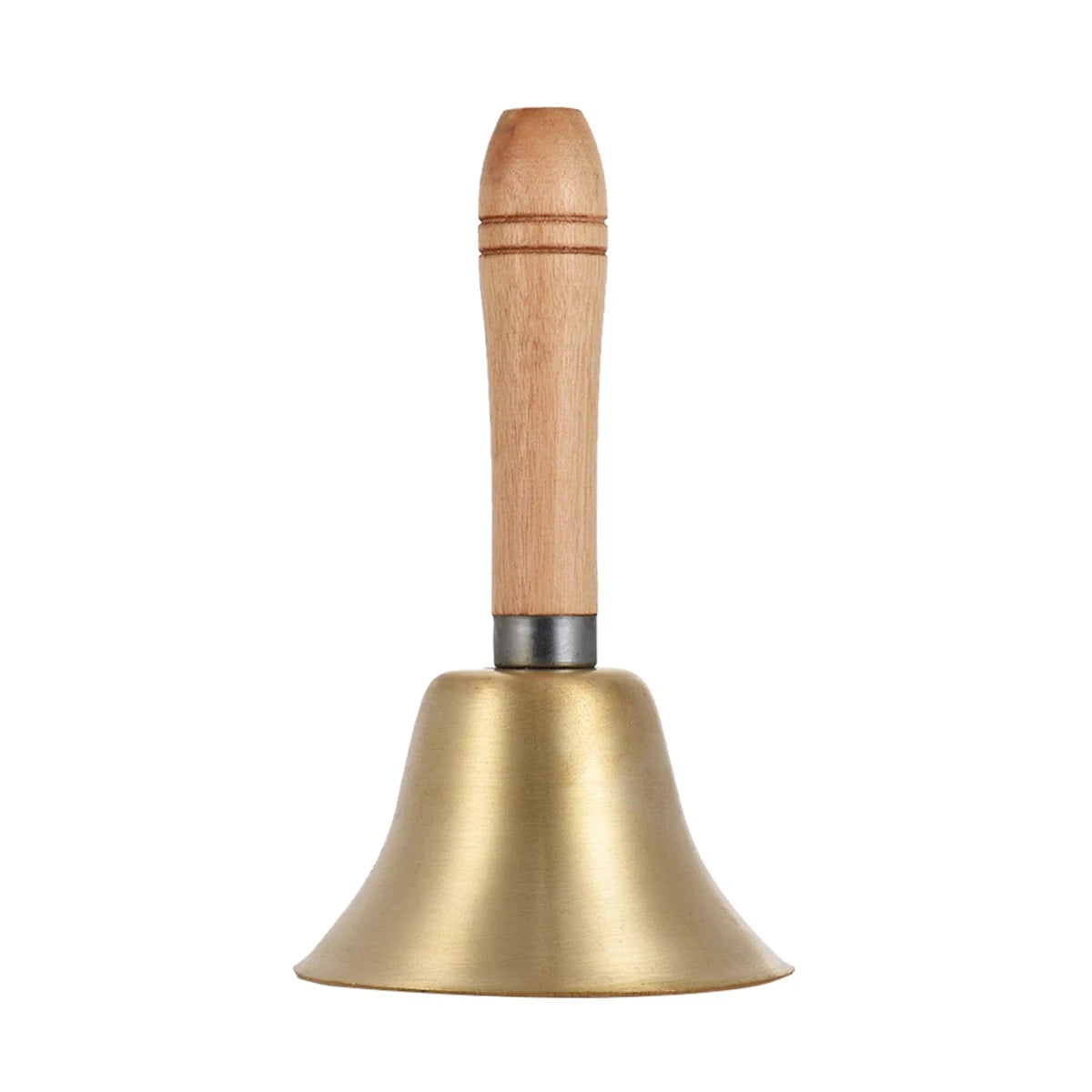 Hand Bells instrument 5 Piece Set With Wooden Handles