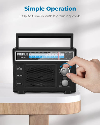 Big River Hardware Retro FM/AM Transistor Radio Companion
