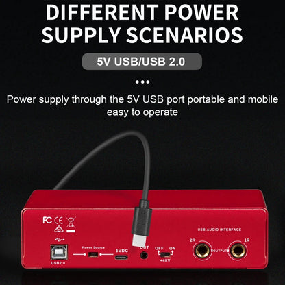 Big River Hardware MD22 USB Audio Interface for Guitar
