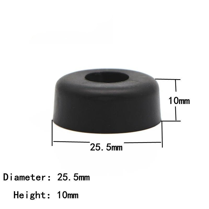 rubber amplifier feet - 4pcs