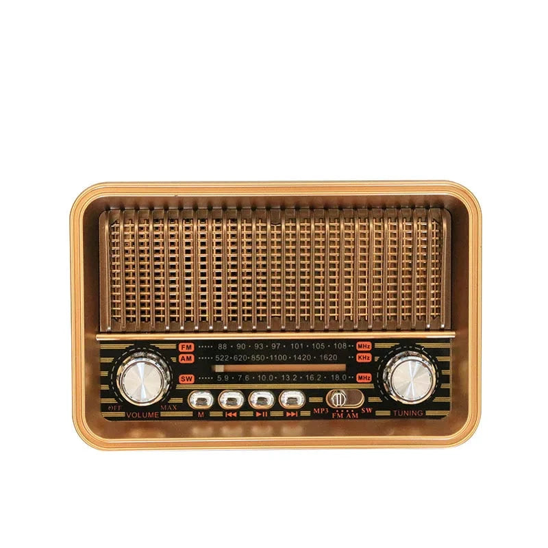 Big River Hardware Portable Multi-Band Radio with Bluetooth Flashlight