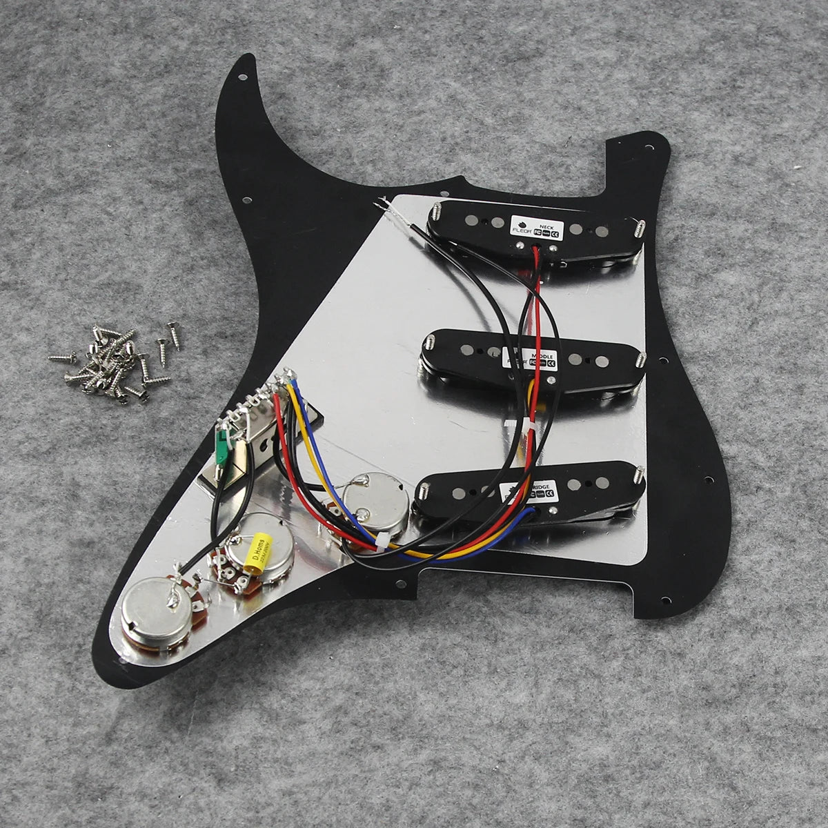 Big River Hardware Alnico 5 SSS Loaded Pickguard for ST Guitars