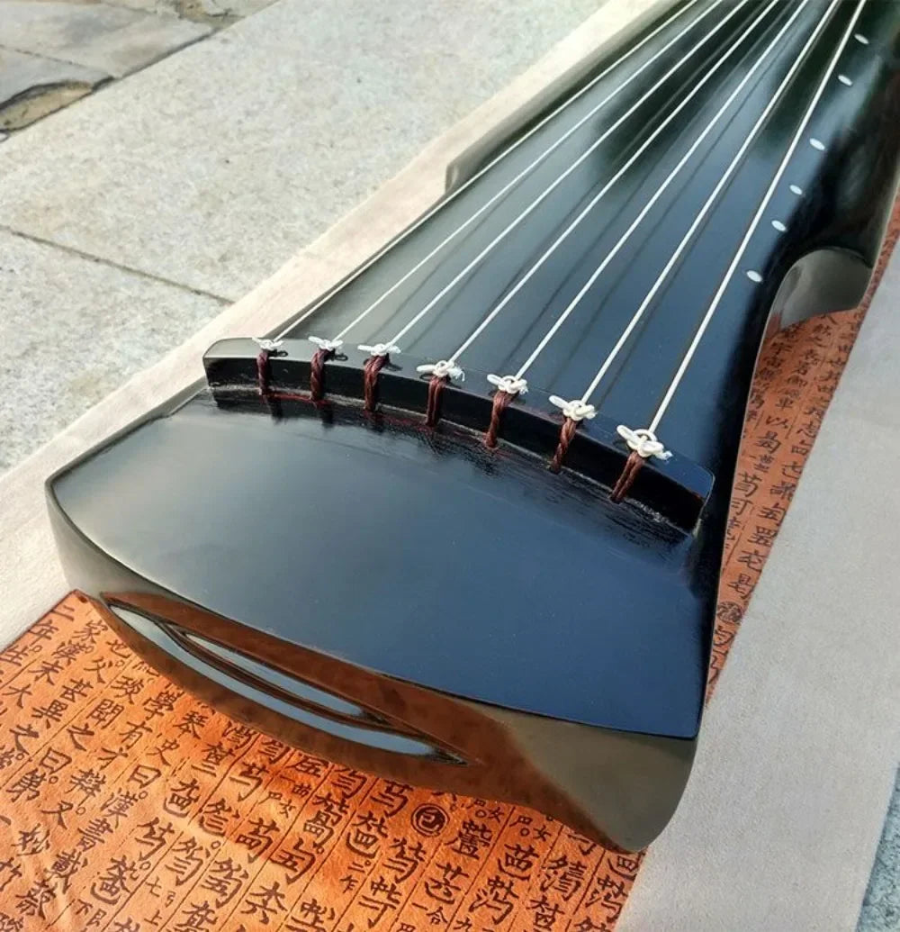 Beginner Guqin Instrument – Traditional Chinese Zither, Paulownia & Azusa Wood