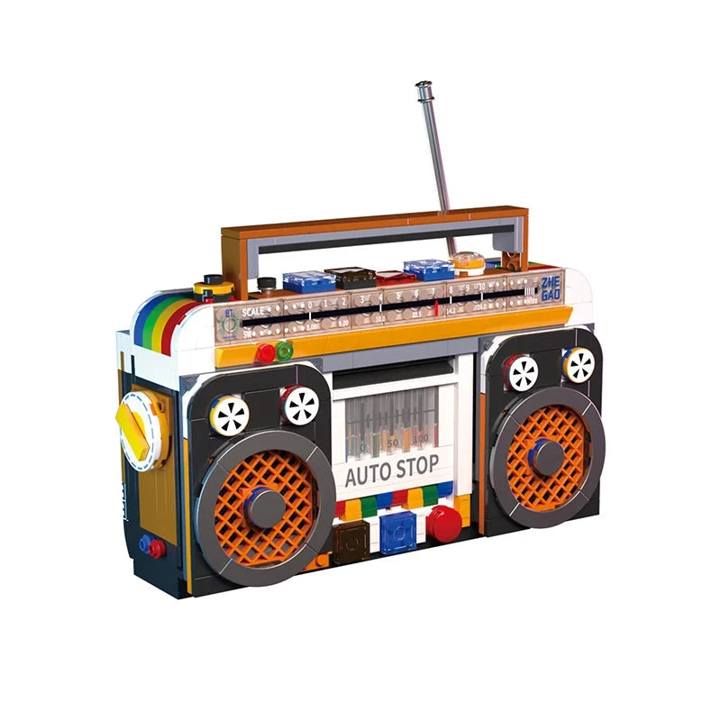 Boombox Radio Kit Mini Building Block Set