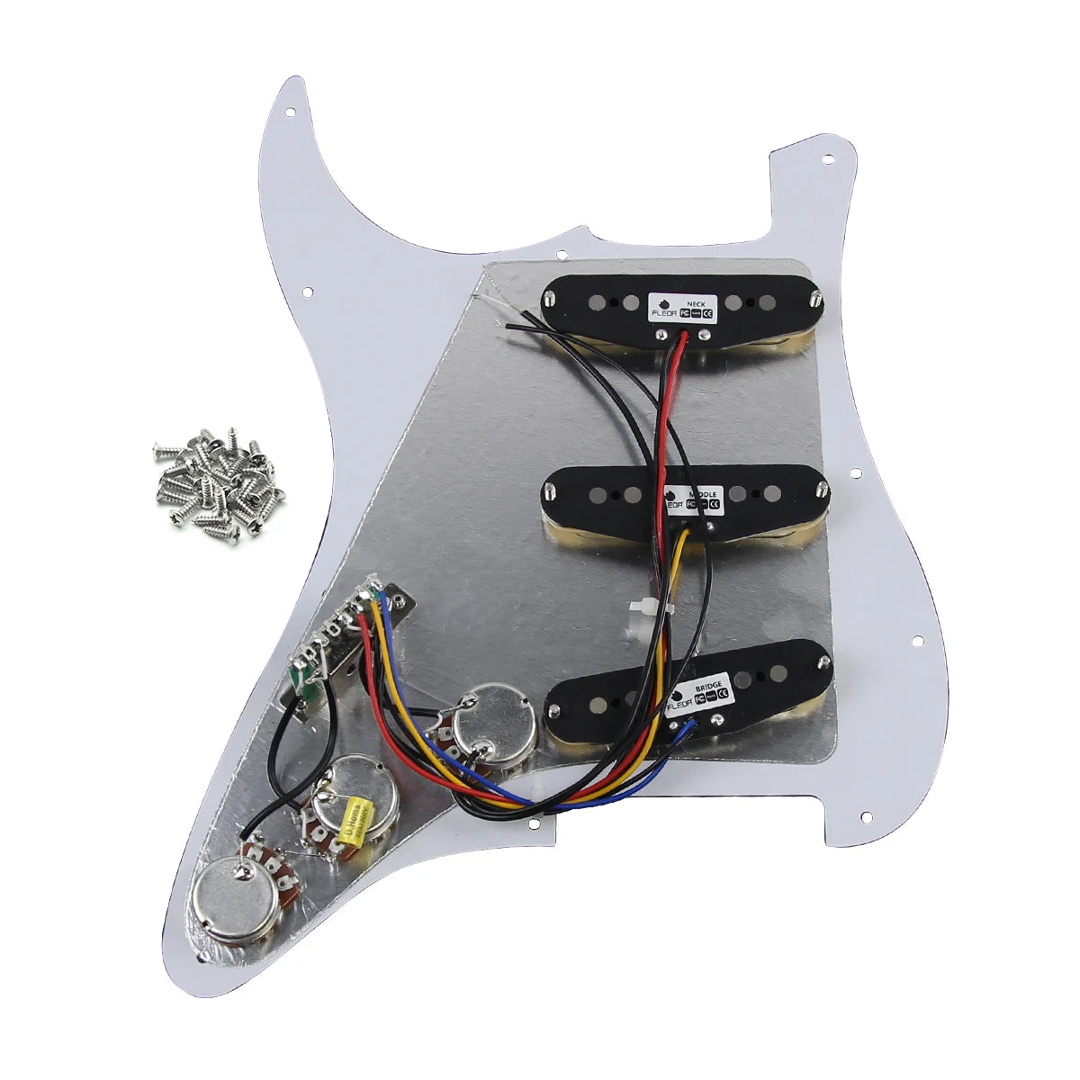 Big River Hardware Alnico 5 SSS Loaded Pickguard for ST Guitars