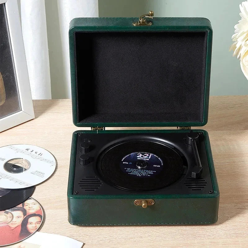 Big River Hardware Vintage Retro CD Player with Bluetooth Connectivity