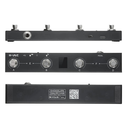 Big River Hardware Bluetooth Wireless MIDI Foot Controller Pedal