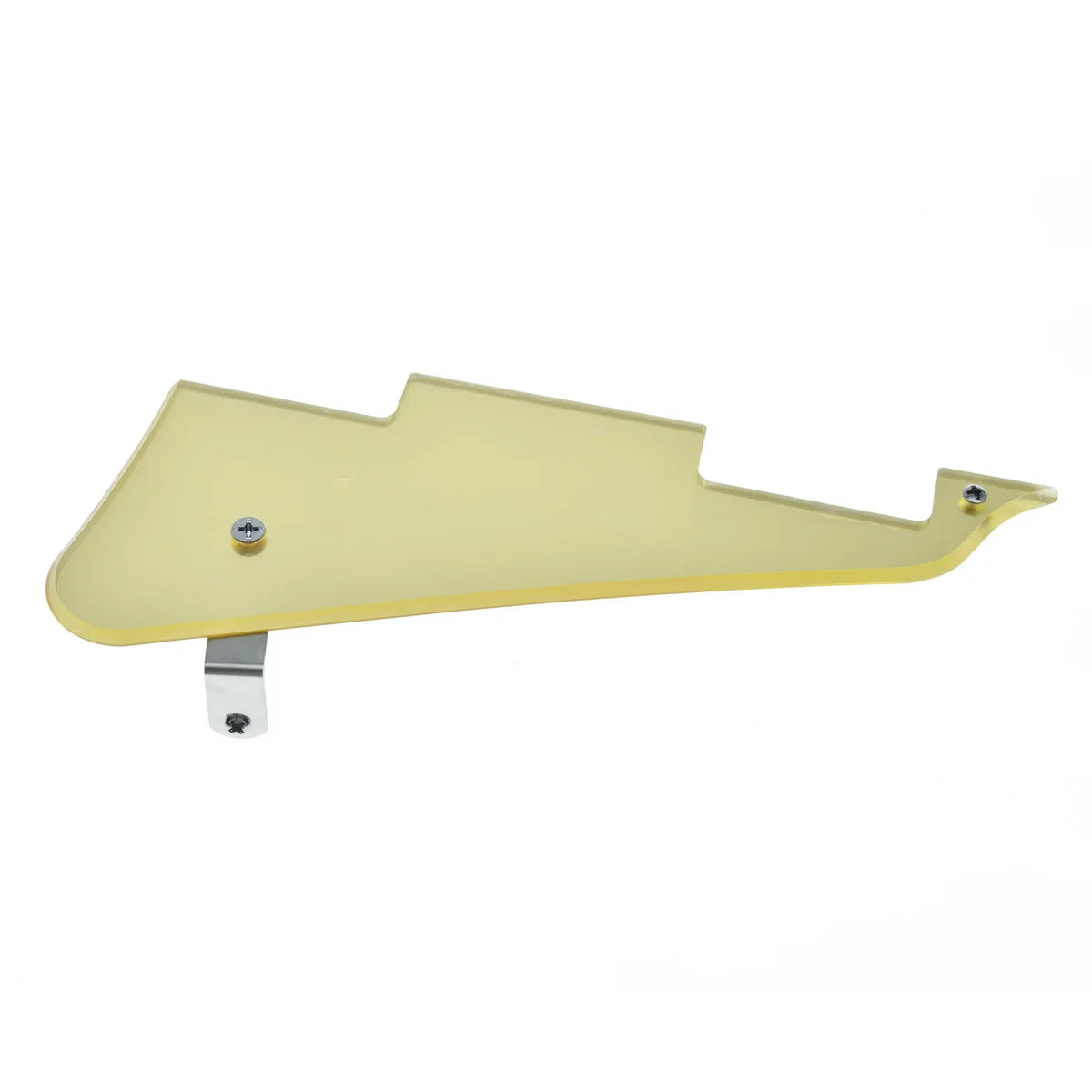 Premium Clear Guitar Pickguard for Gibson Les Paul Guitars with Stainless Steel Bracket and Hardware Accessories