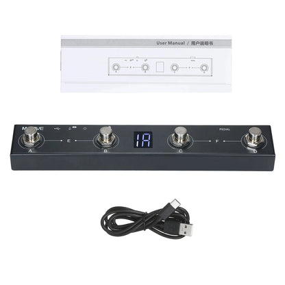 Big River Hardware Bluetooth Wireless MIDI Foot Controller Pedal