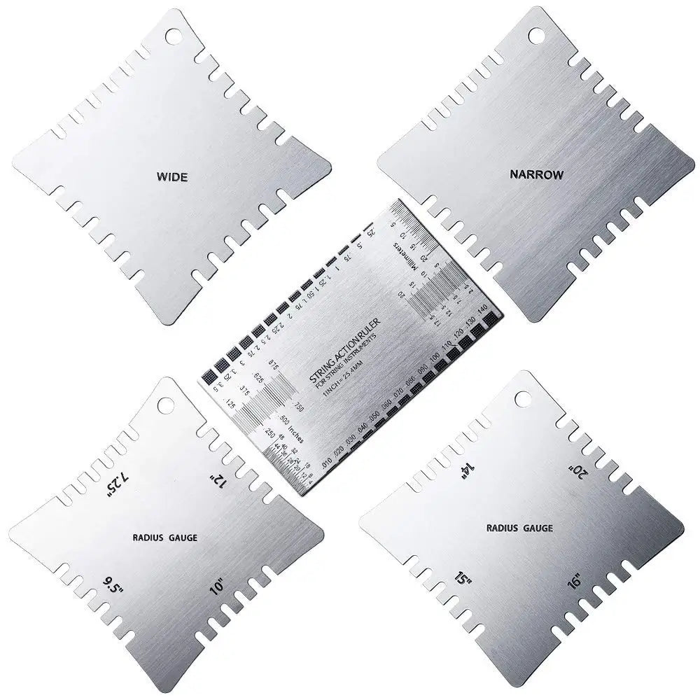 Big River Hardware Stainless Steel Electric Guitar Setup Kit Tools