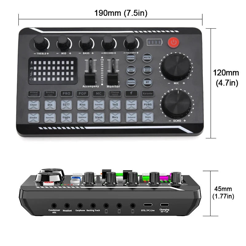 Big River Hardware F988 Professional Bluetooth Sound Card