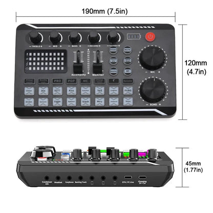 Big River Hardware F988 Professional Bluetooth Sound Card