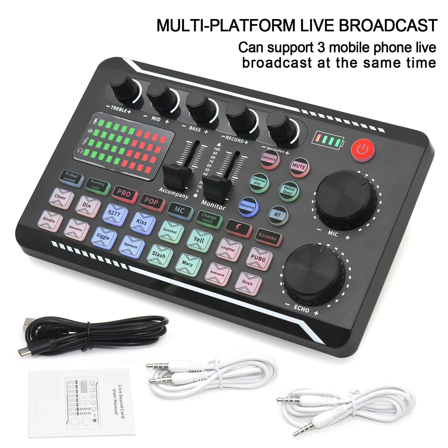 Big River Hardware F988 Professional Bluetooth Sound Card