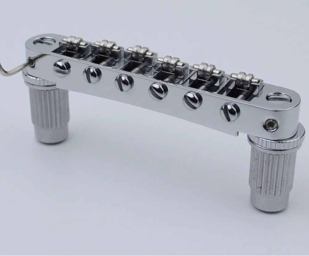 Big River Hardware Premium Tune-O-Matic Bridge Roller Saddles for Enhanced Guitar Tuning Stability and Professional Musician Performance Options