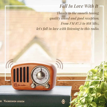 Big River Hardware Vintage Bluetooth Radio - Portable Retro Design