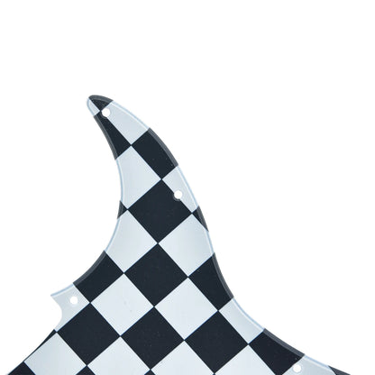Checkerboard Pickguard for 13-Hole Fender P Bass USA/Mexican