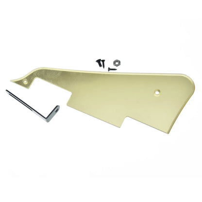 Premium Clear Guitar Pickguard for Gibson Les Paul Guitars with Stainless Steel Bracket and Hardware Accessories
