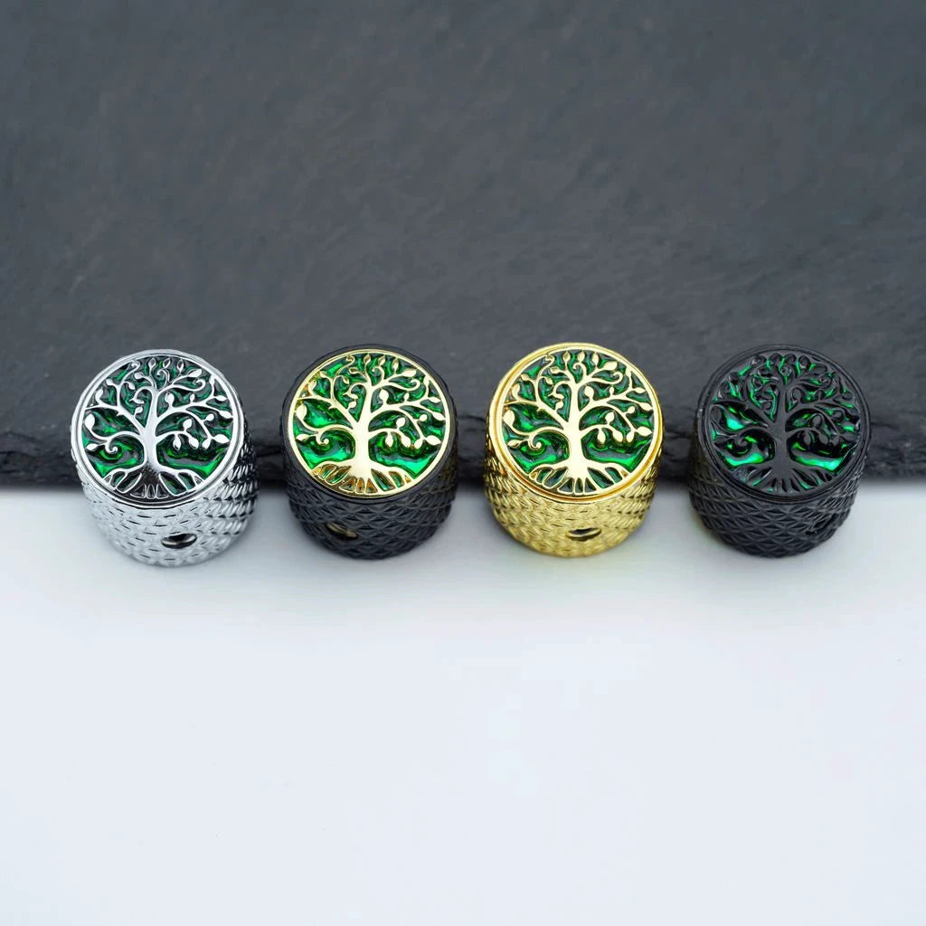 1 PCS GUYKER Surface Large Tree Of Life Potentiometer Knob Inner Diameter 6MM For Guitar Bass