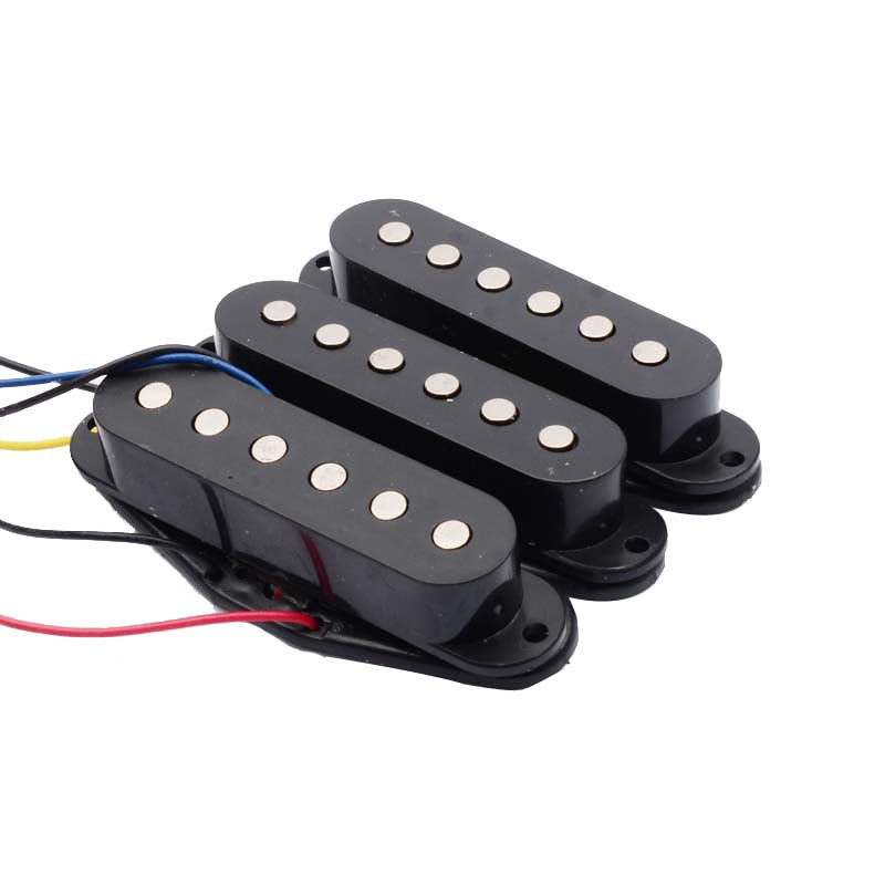 Prewired Strat Guitar Harness SSS 5Way Black Knobs